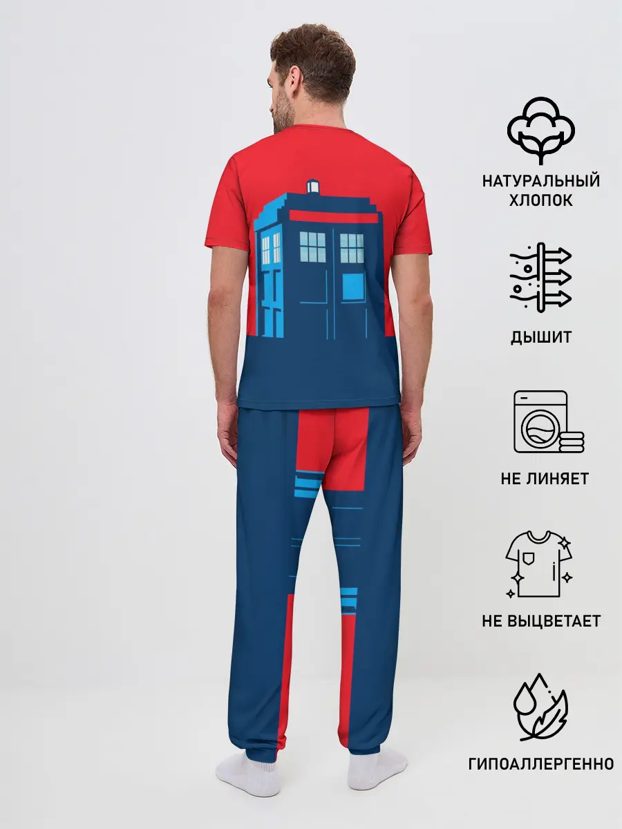 Мужская пижама с брюками / IN TARDIS WE TRUST