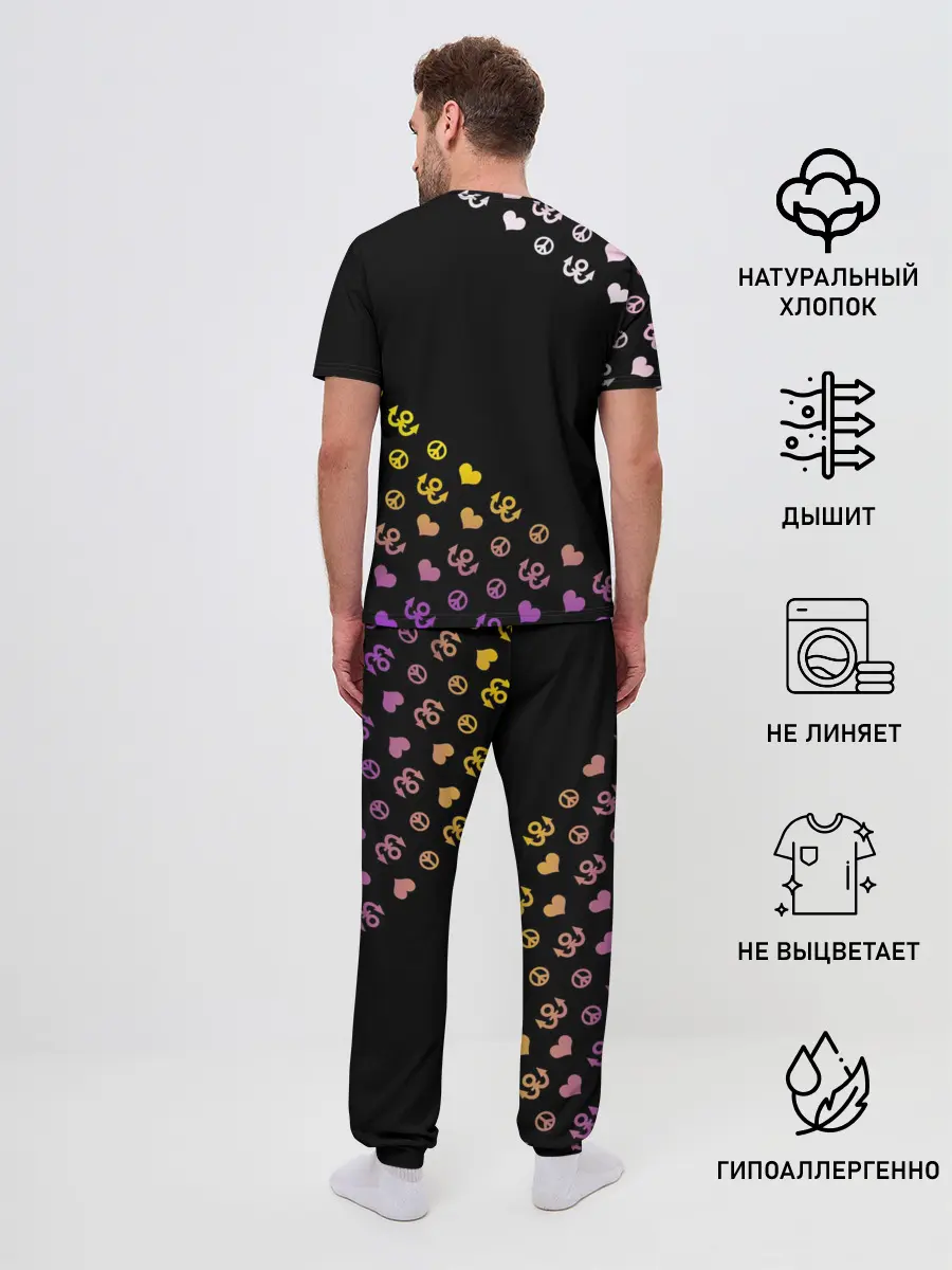 Мужская пижама с брюками / Jojo diamond