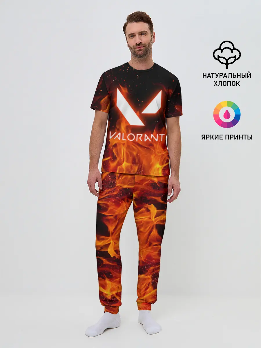 Мужская пижама с брюками / VALORANT