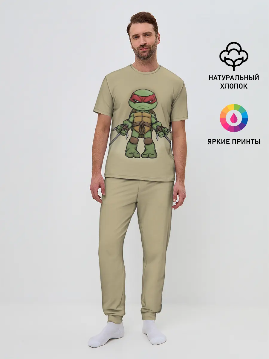 Мужская пижама с брюками / ЧЕРЕПАШКИ - НИНДЗЯ