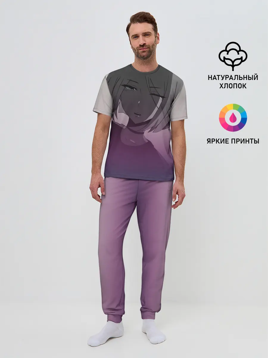 Мужская пижама с брюками / Аниме девочка в тумане