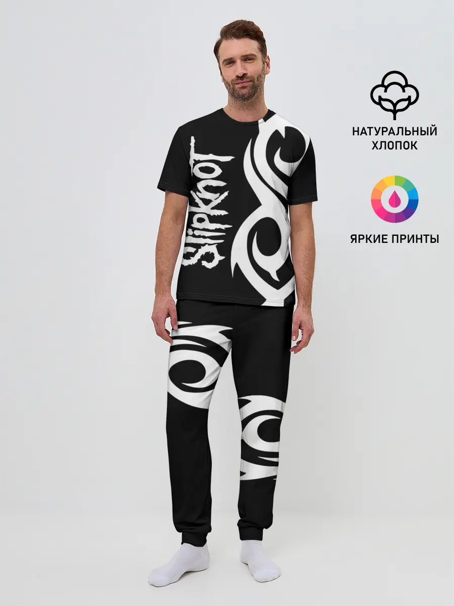Мужская пижама с брюками / Slipknot