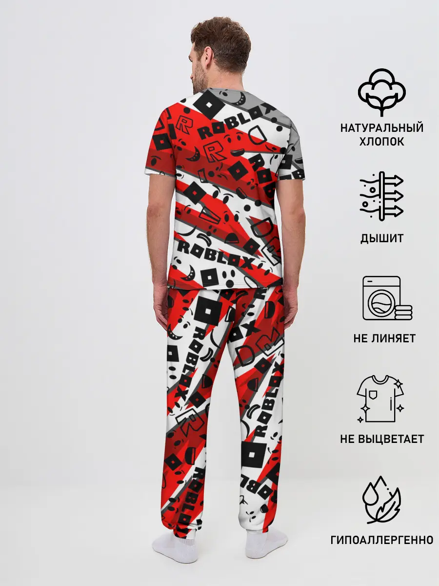 Мужская пижама с брюками / Roblox