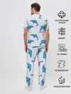 Мужская пижама с брюками / Рай для дельфина
