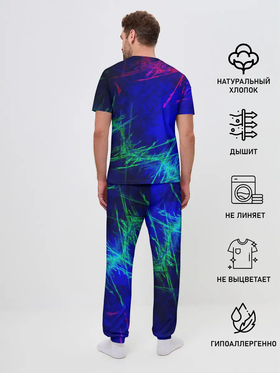 Мужская пижама с брюками / COVID-19