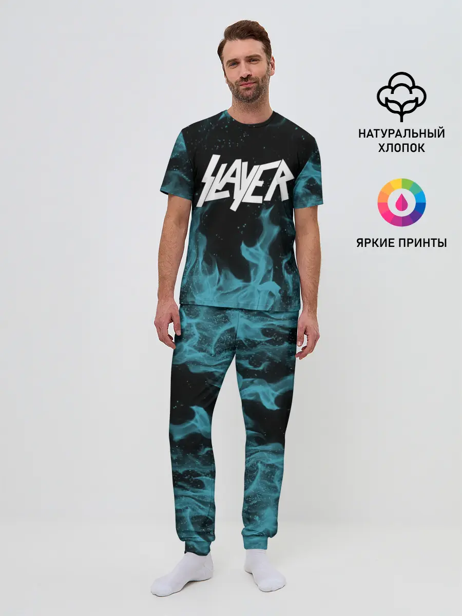 Мужская пижама с брюками / Slayer