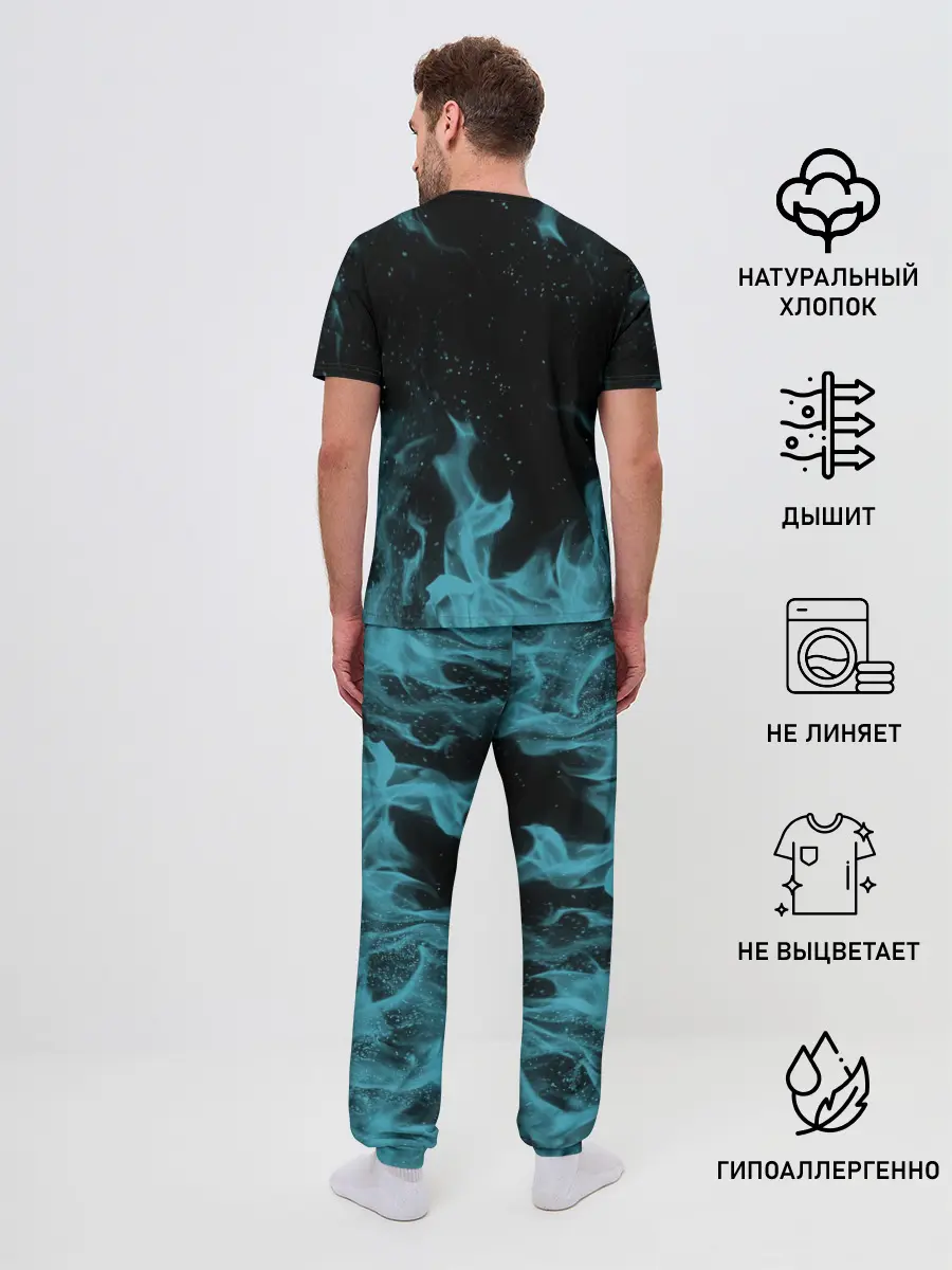 Мужская пижама с брюками / Slayer