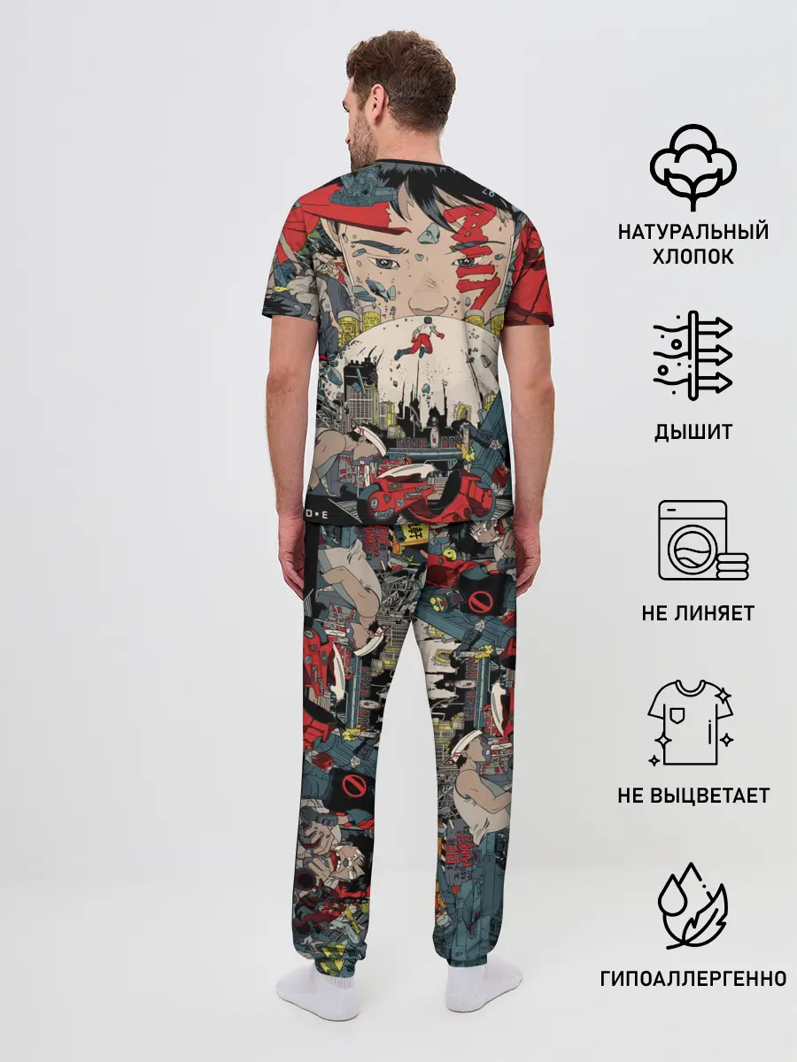 Мужская пижама с брюками / Аkira 1988 poster