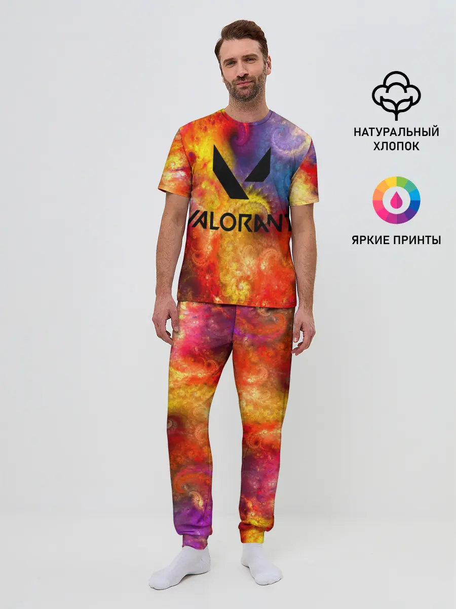 Мужская пижама с брюками / Valorant