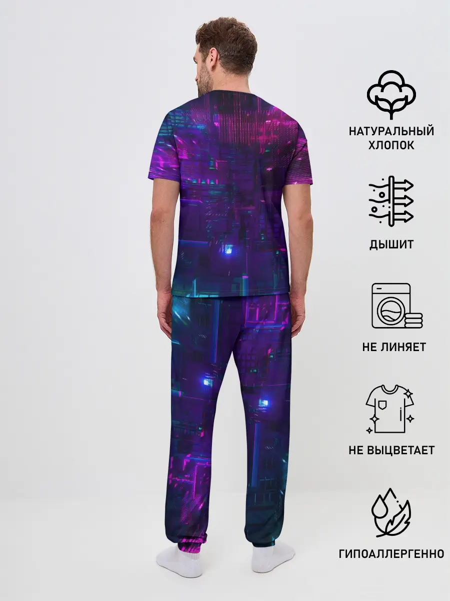 Мужская пижама с брюками / NEON