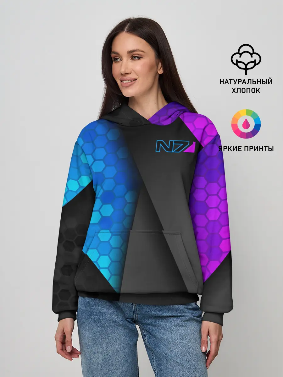 Женское худи / Mass Effect N7