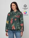 Женское худи / Тропический комуфляж