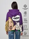 Женское худи / Woman yelling at a cat