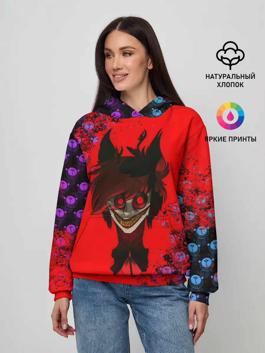 Женское худи / Hazbin Hotel Alastor
