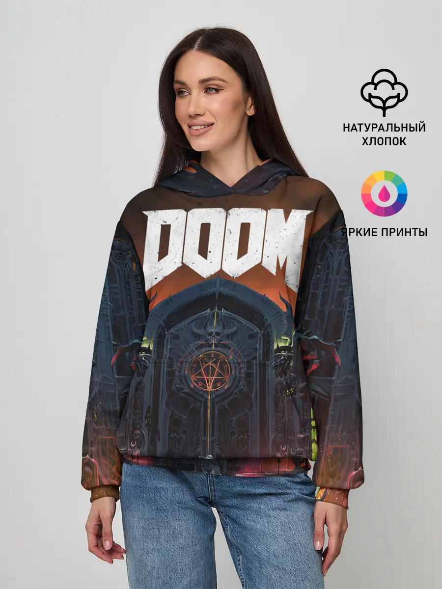 Женское худи / DOOM - Hellgate