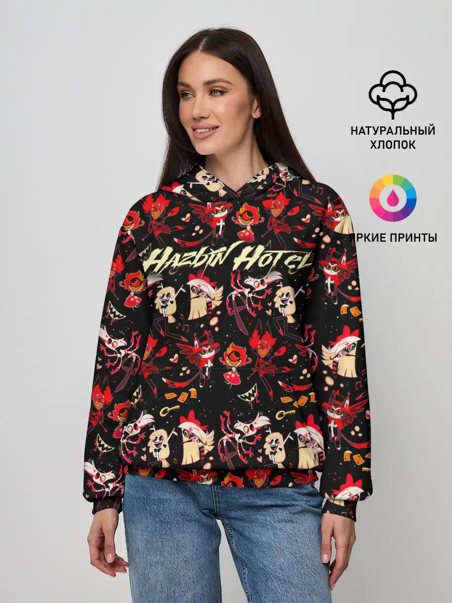 Женское худи / Hazbin Hotel