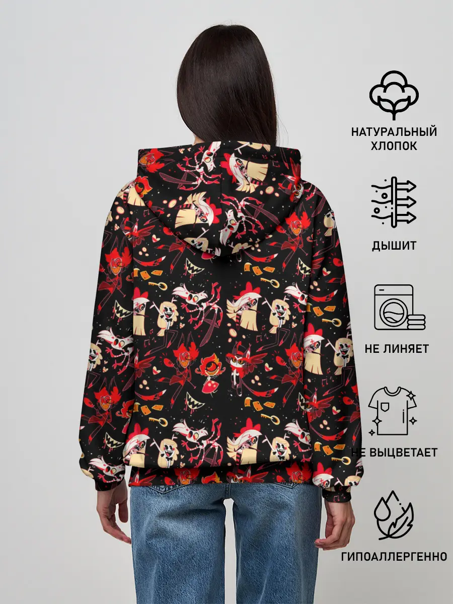 Женское худи / Hazbin Hotel