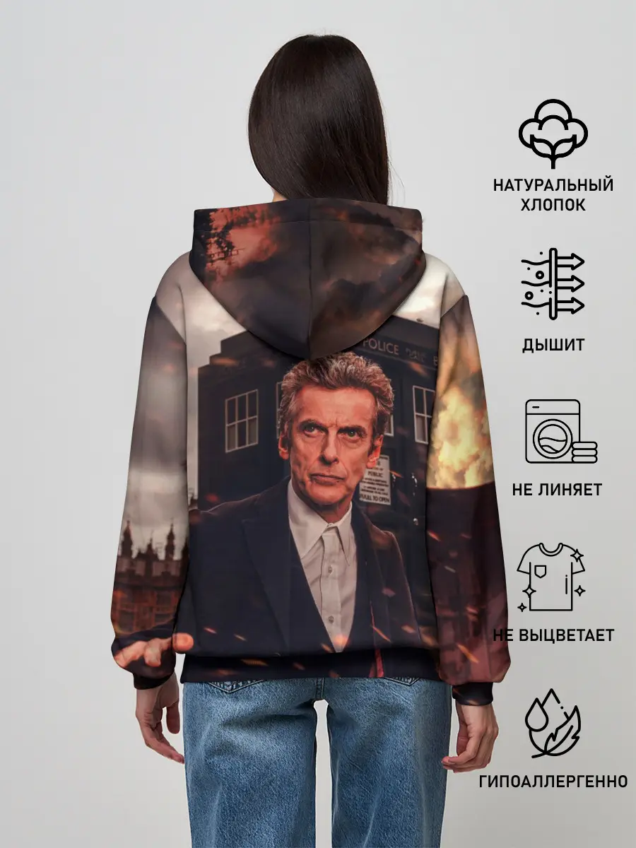 Женское худи / Доктор Кто