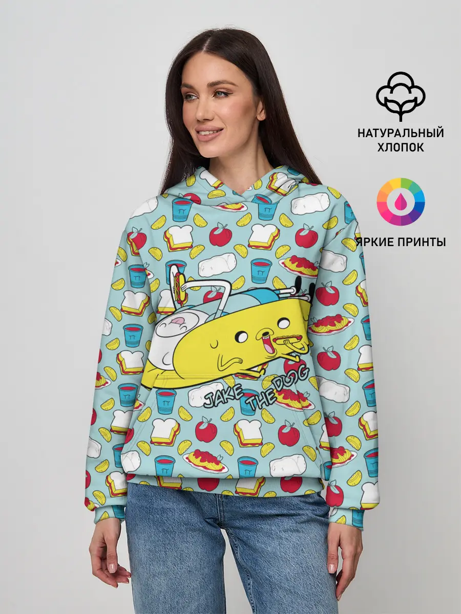 Женское худи / Jake the Dog