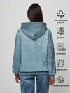 Женское худи / Оттенки синего