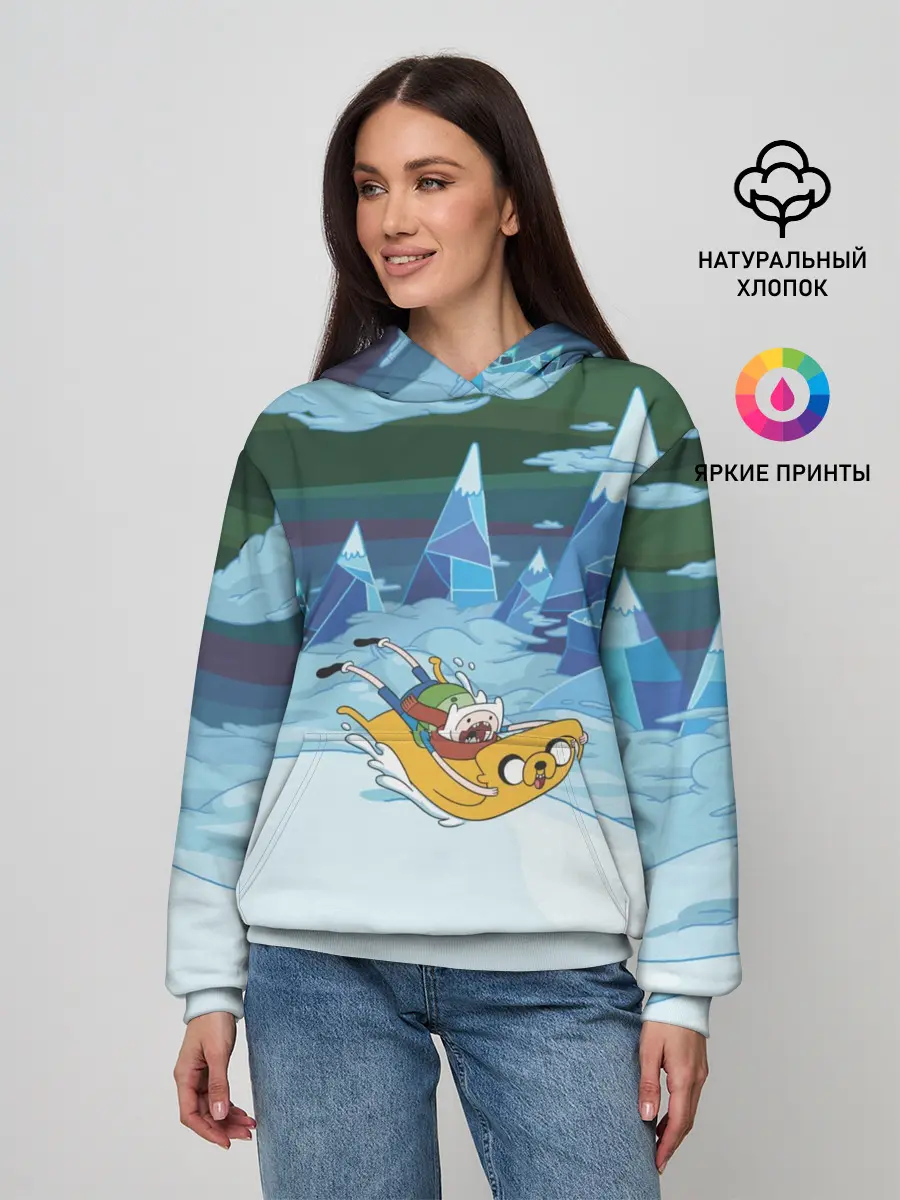 Женское худи / Finn on Jake