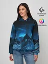 Женское худи / Северное сияние