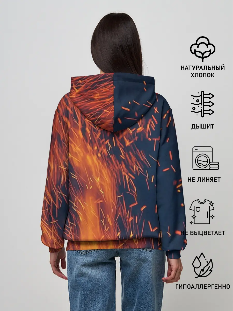 Женское худи / Sparks Rust