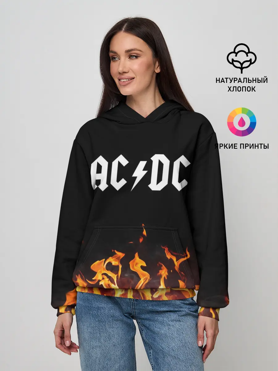 Женское худи / AC DC