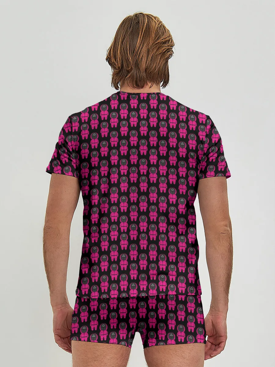 Мужские трусы с футболкой / СТРАЖИ | SQUID GAME