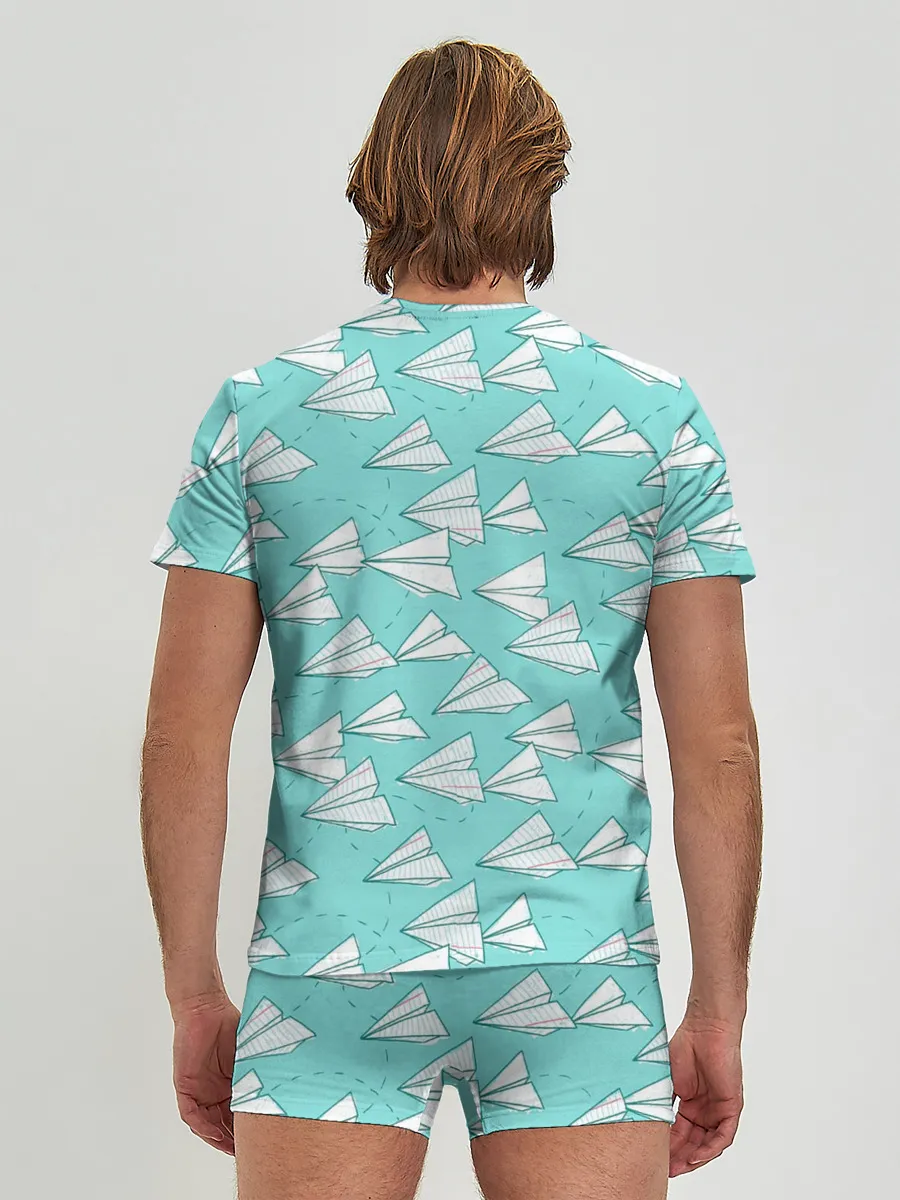 Мужские трусы с футболкой / Paper Airlines