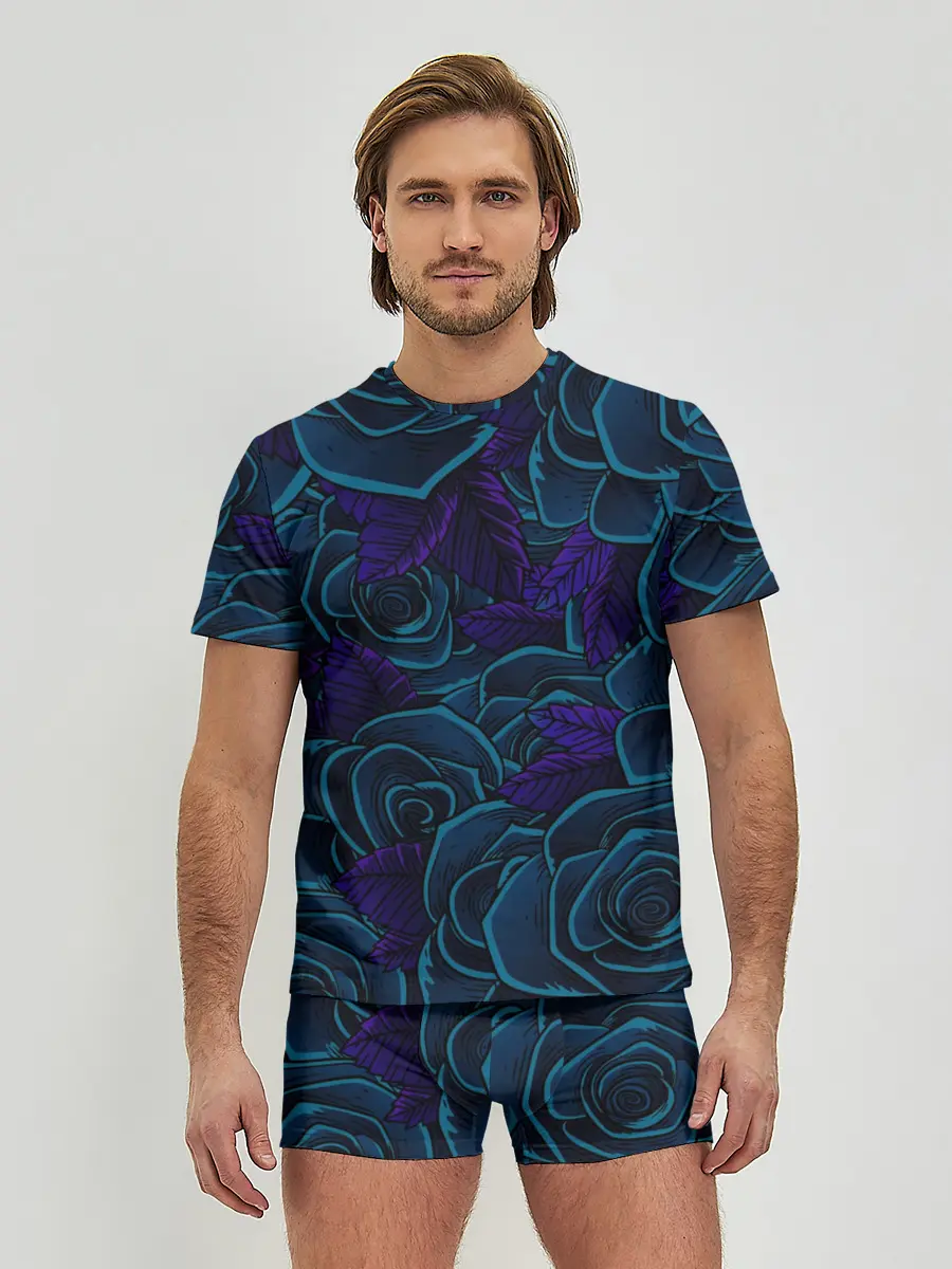 Мужские трусы с футболкой / Пепельная Роза