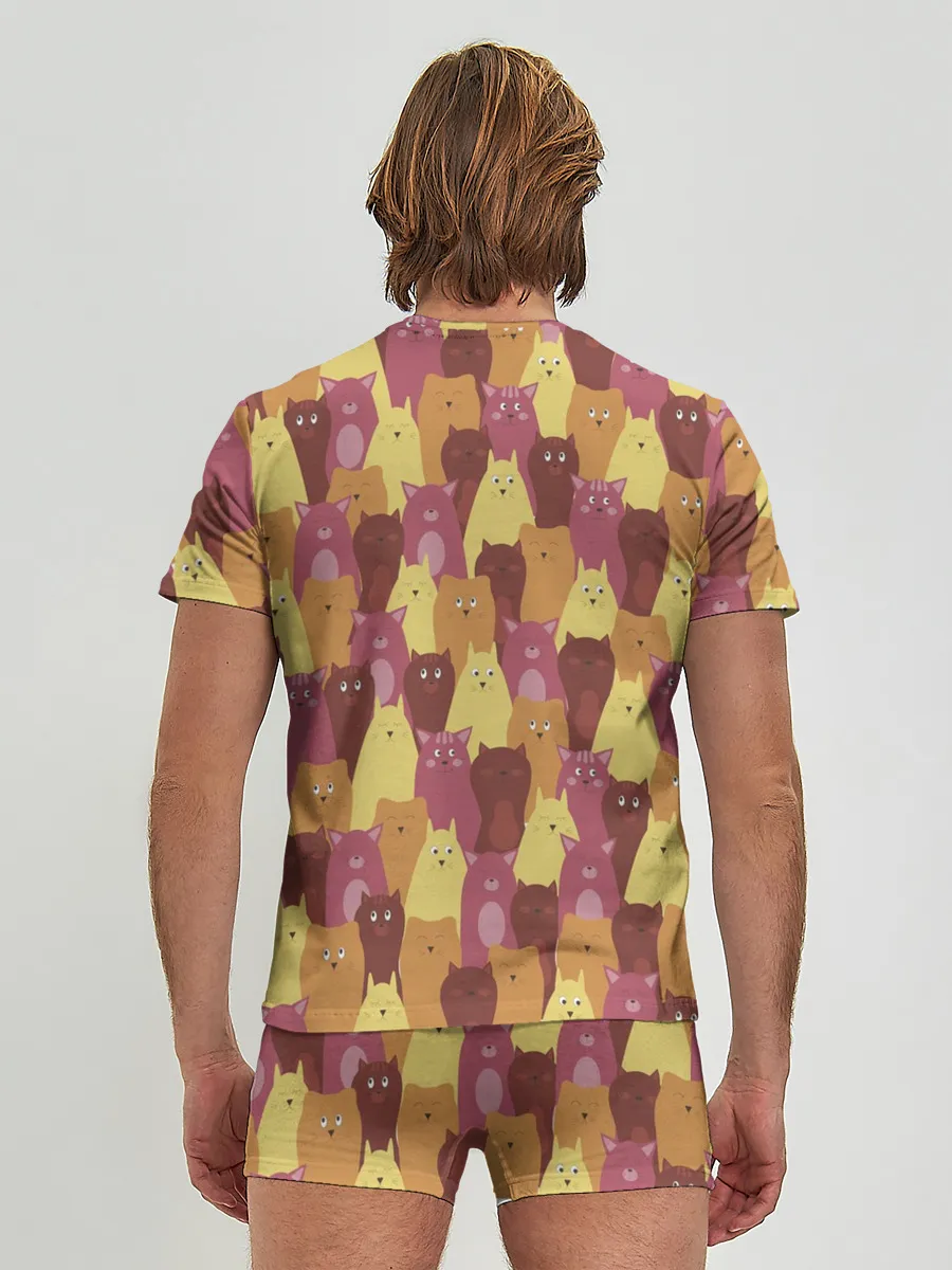 Мужские трусы с футболкой / BEAUTIFUL CATS