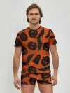 Мужские трусы с футболкой / Halloween print