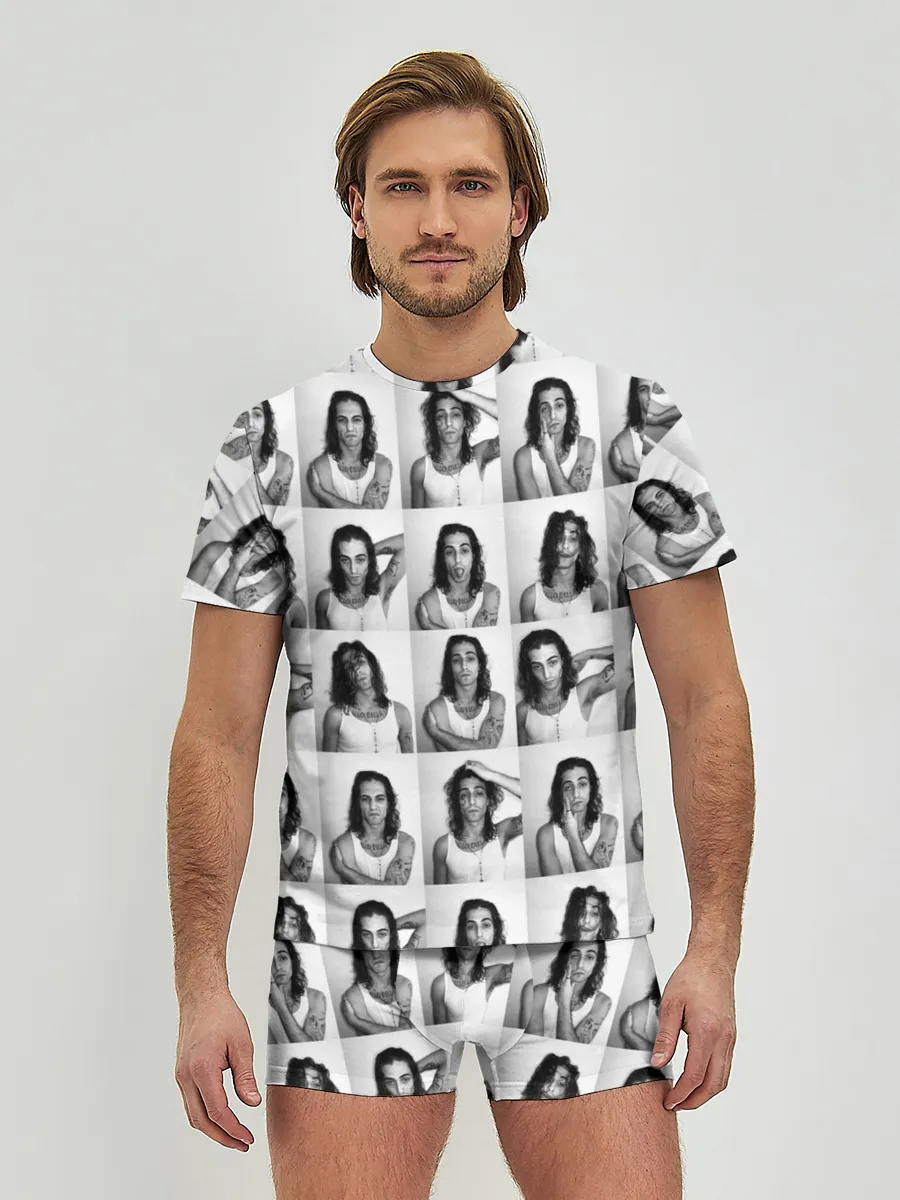 Мужские трусы с футболкой / Damiano David.