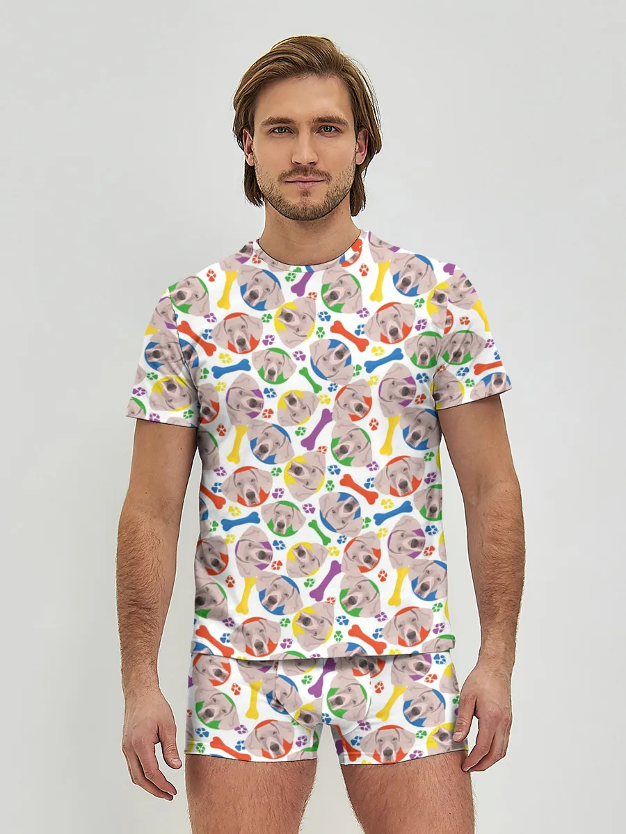 Мужские трусы с футболкой / Веймаранер