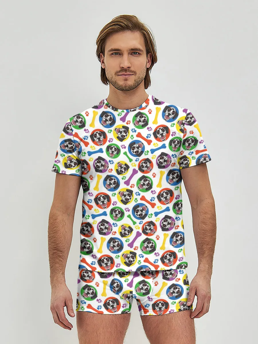 Мужские трусы с футболкой / Далматинец