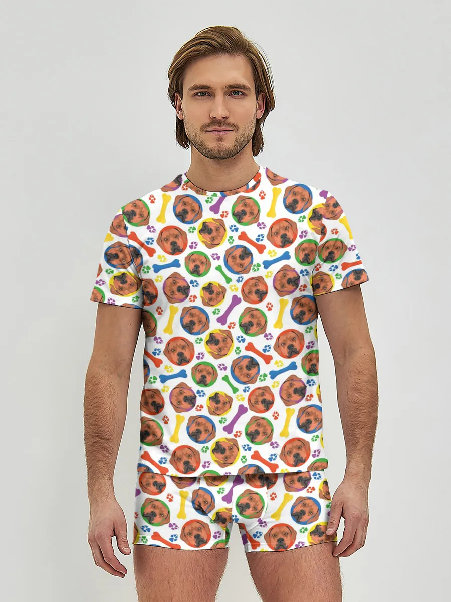 Мужские трусы с футболкой / Родезийский Риджбек