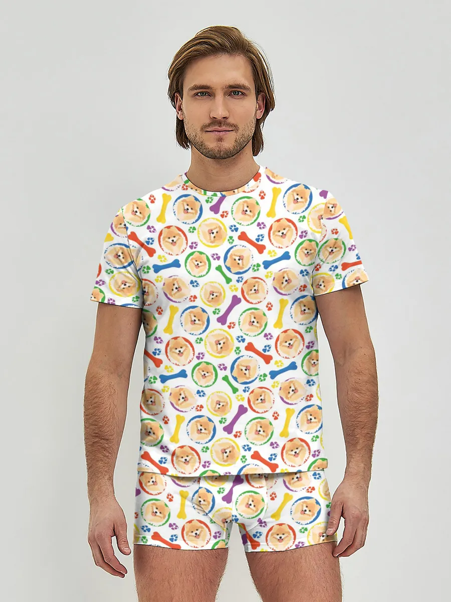 Мужские трусы с футболкой / Чау-Чау