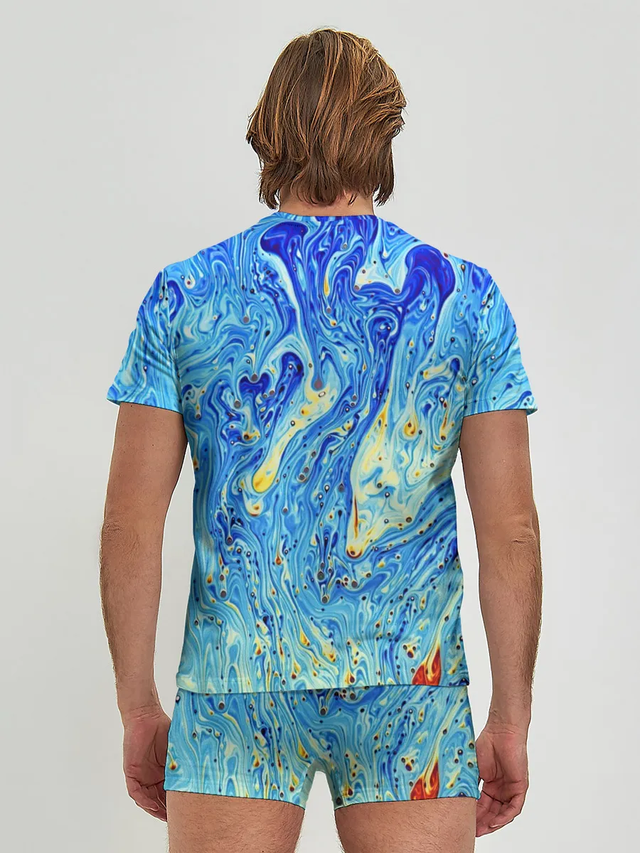 Мужские трусы с футболкой / Сползающие краски