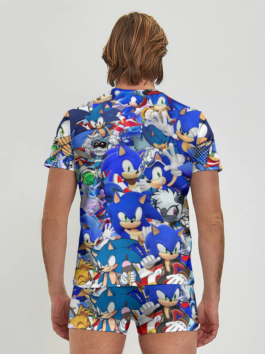Мужские трусы с футболкой / SONIC СИНИЙ ЁЖ СОНИК