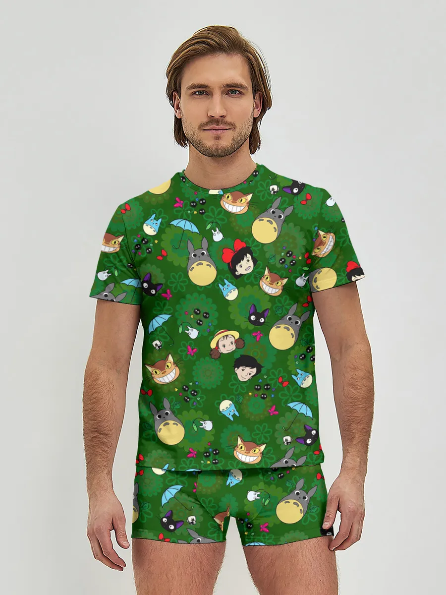 Мужские трусы с футболкой / Totoro&Kiki ALLSTARS