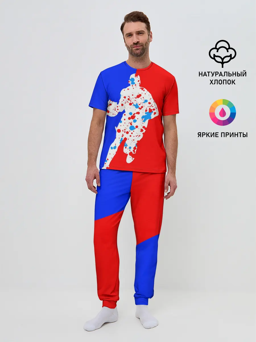 Мужская пижама с брюками / Форма баскетболиста