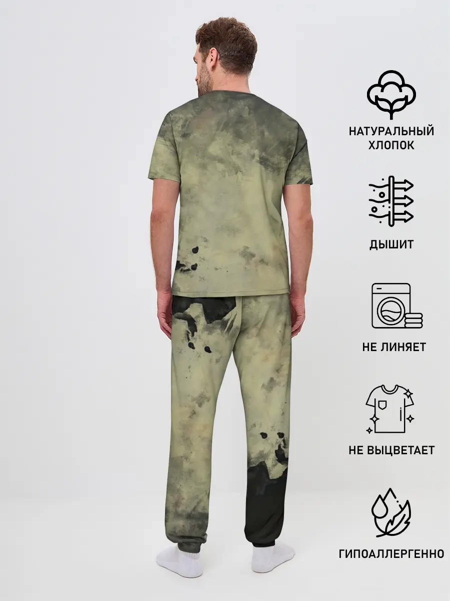 Мужская пижама с брюками / AC DC