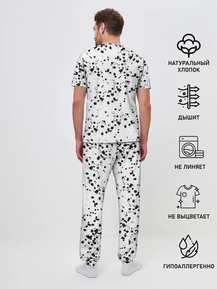 Мужская пижама с брюками / Шмель