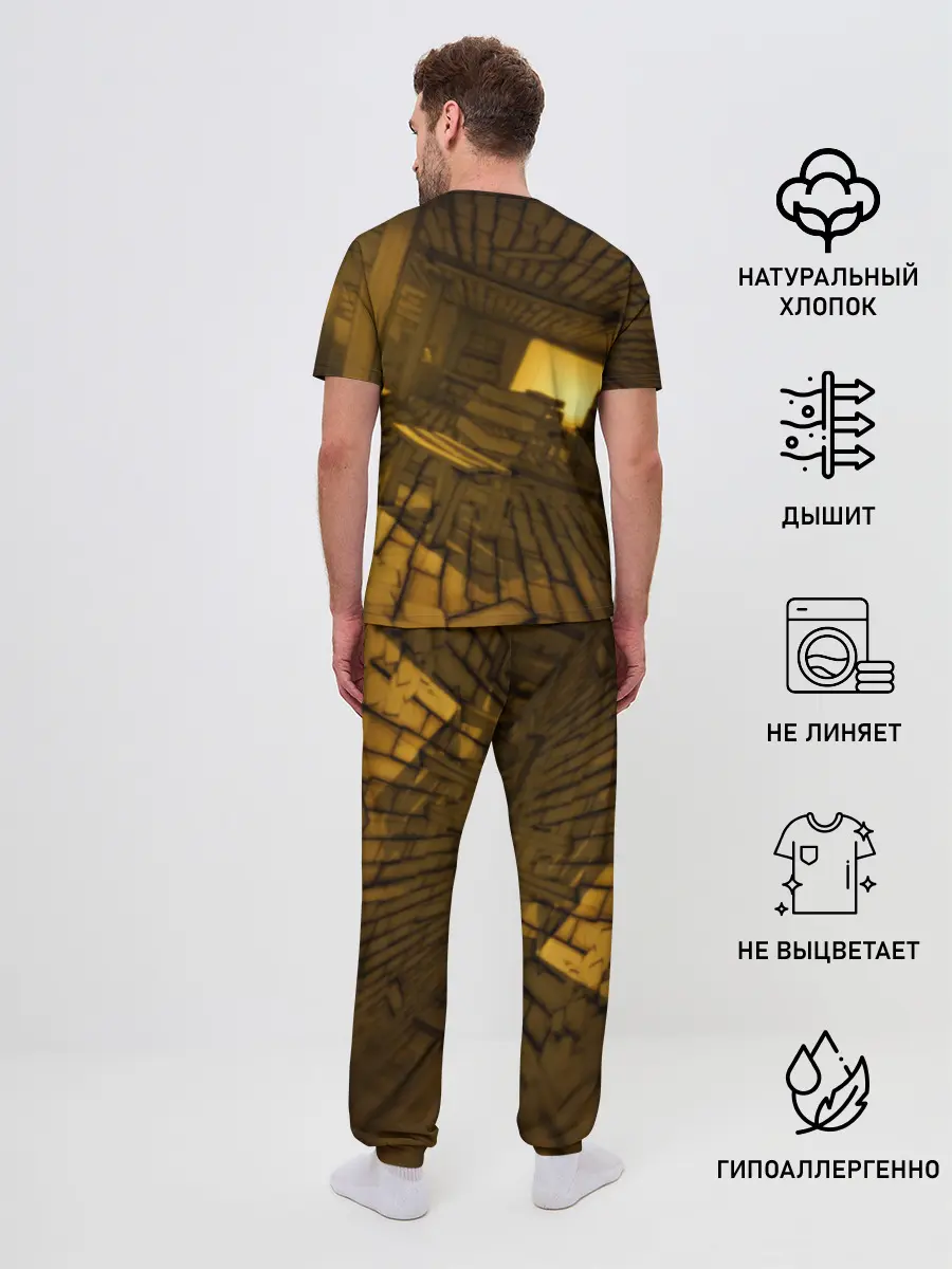 Мужская пижама с брюками / Bendy and the ink machine