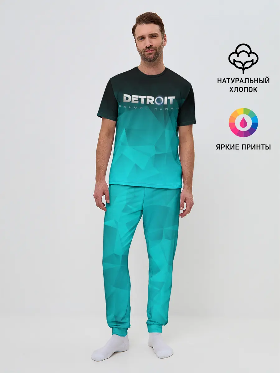 Мужская пижама с брюками / DETROIT BECOME HUMAN