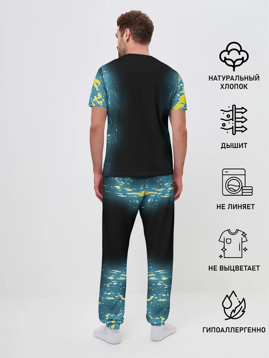 Мужская пижама с брюками / CYBERPUNK 2077 | КИБЕРПАНК 2077