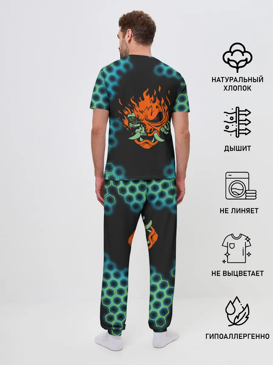 Мужская пижама с брюками / CYBERPUNK 2077