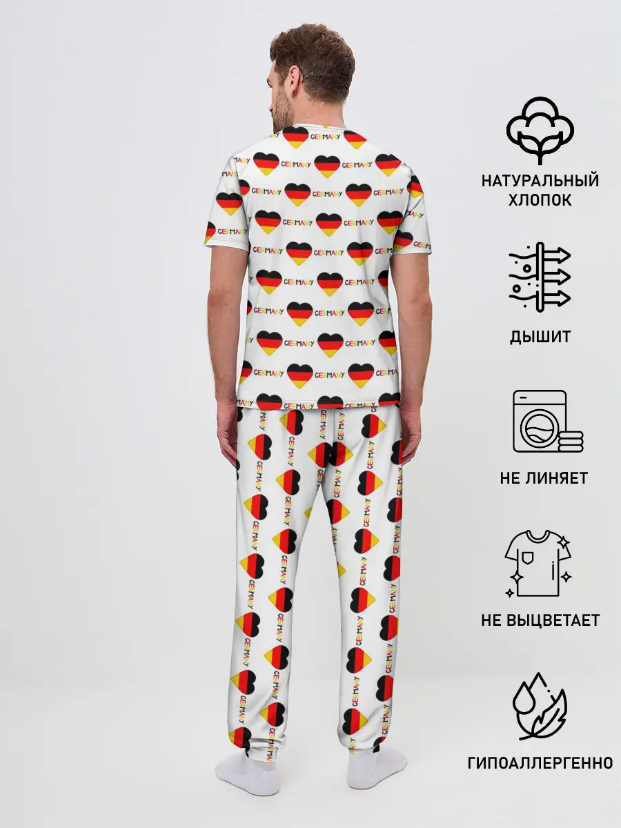 Мужская пижама с брюками / Love Germany