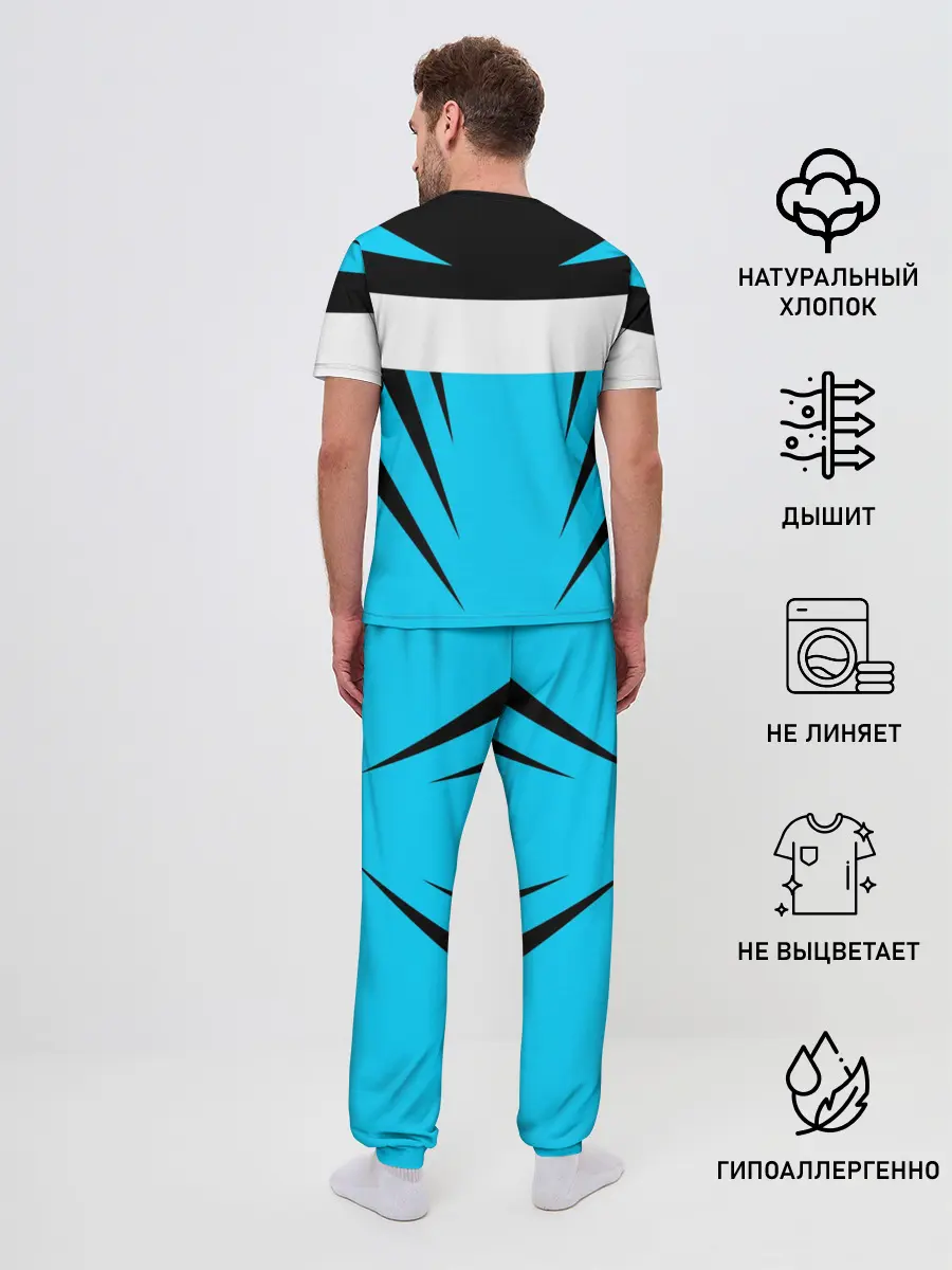 Мужская пижама с брюками / Kickboxing